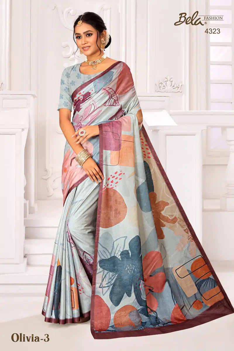 Olivia Vol 3 By Bela Manipuri Printed Designer Saree Wholesale Online